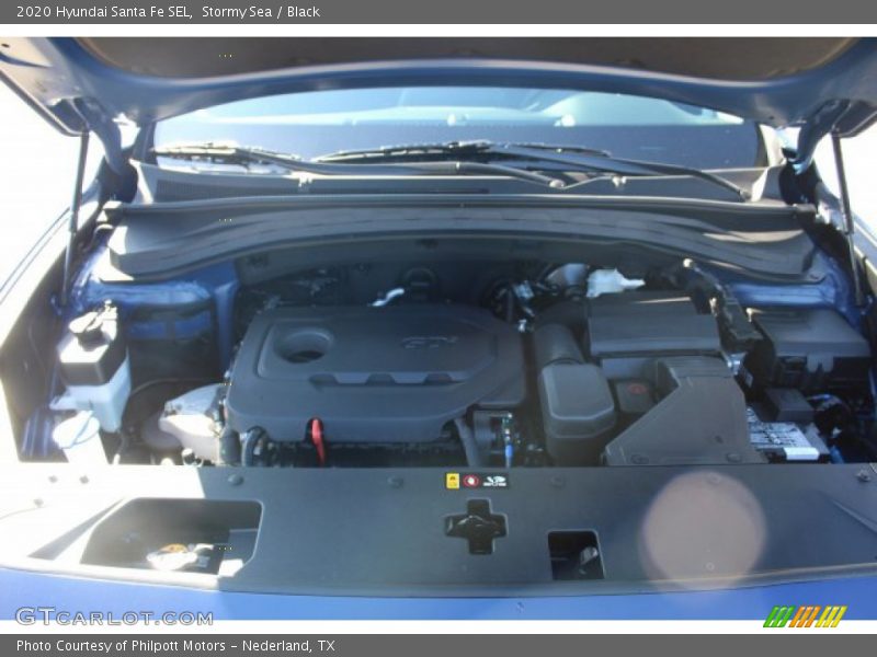 Stormy Sea / Black 2020 Hyundai Santa Fe SEL