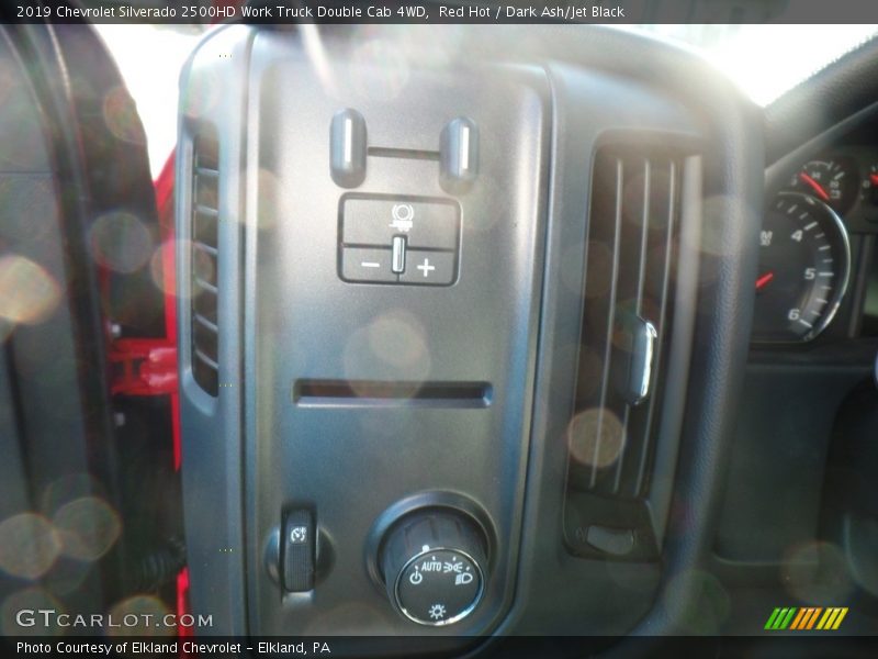 Red Hot / Dark Ash/Jet Black 2019 Chevrolet Silverado 2500HD Work Truck Double Cab 4WD