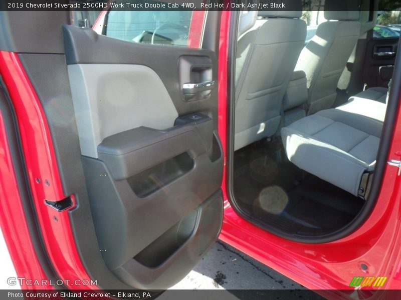 Red Hot / Dark Ash/Jet Black 2019 Chevrolet Silverado 2500HD Work Truck Double Cab 4WD