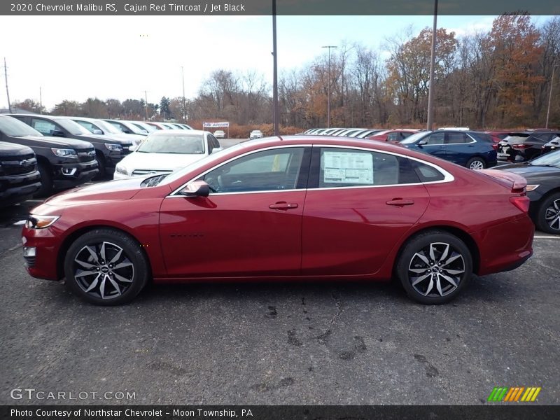 Cajun Red Tintcoat / Jet Black 2020 Chevrolet Malibu RS