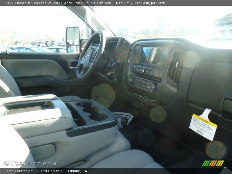 Red Hot / Dark Ash/Jet Black 2019 Chevrolet Silverado 2500HD Work Truck Double Cab 4WD
