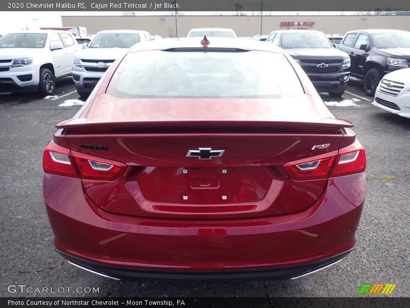 Cajun Red Tintcoat / Jet Black 2020 Chevrolet Malibu RS