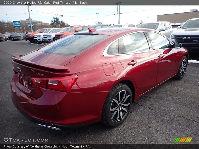 Cajun Red Tintcoat / Jet Black 2020 Chevrolet Malibu RS