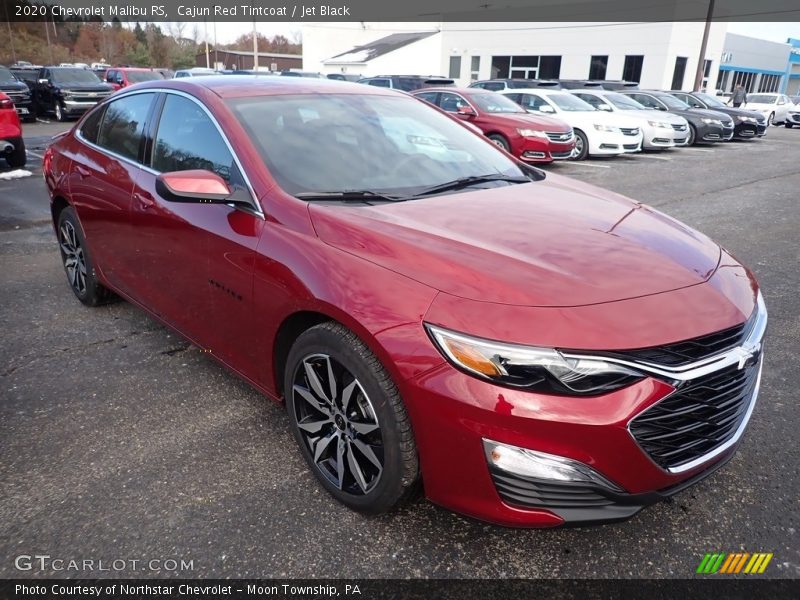 Cajun Red Tintcoat / Jet Black 2020 Chevrolet Malibu RS