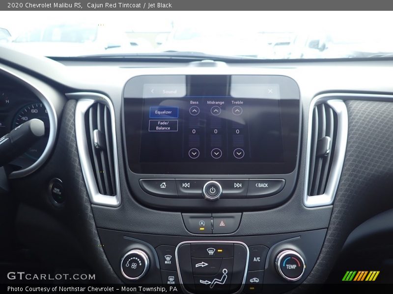 Cajun Red Tintcoat / Jet Black 2020 Chevrolet Malibu RS