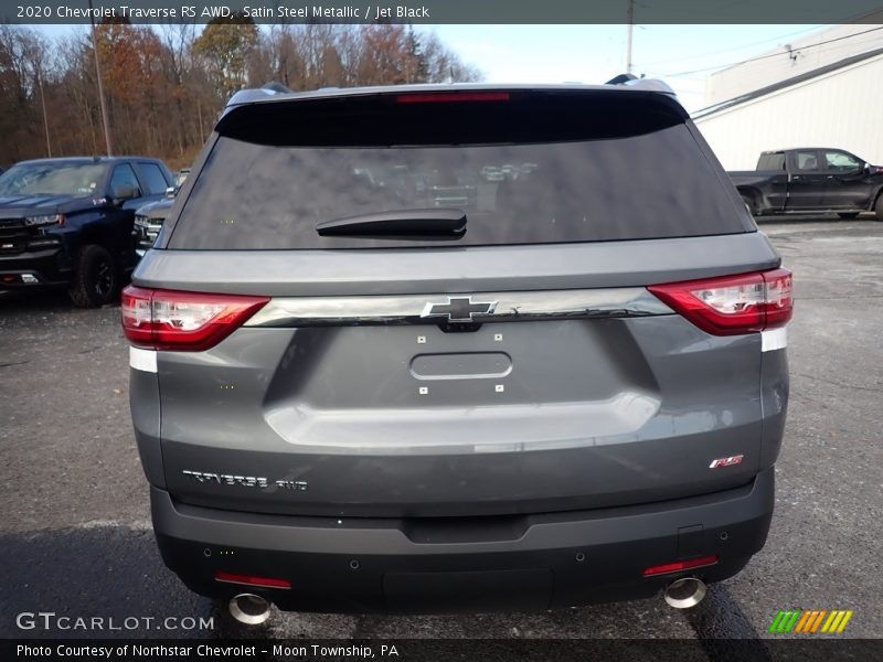 Satin Steel Metallic / Jet Black 2020 Chevrolet Traverse RS AWD