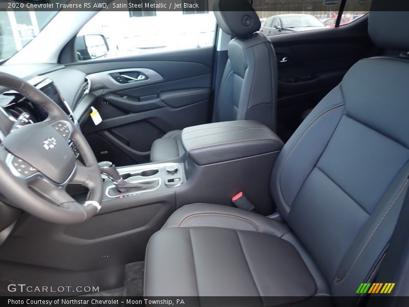 Satin Steel Metallic / Jet Black 2020 Chevrolet Traverse RS AWD
