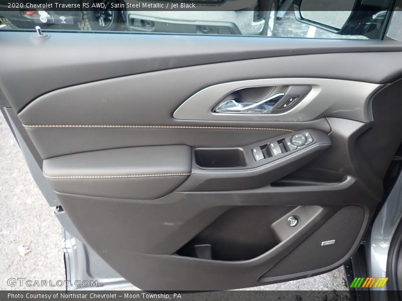 Satin Steel Metallic / Jet Black 2020 Chevrolet Traverse RS AWD