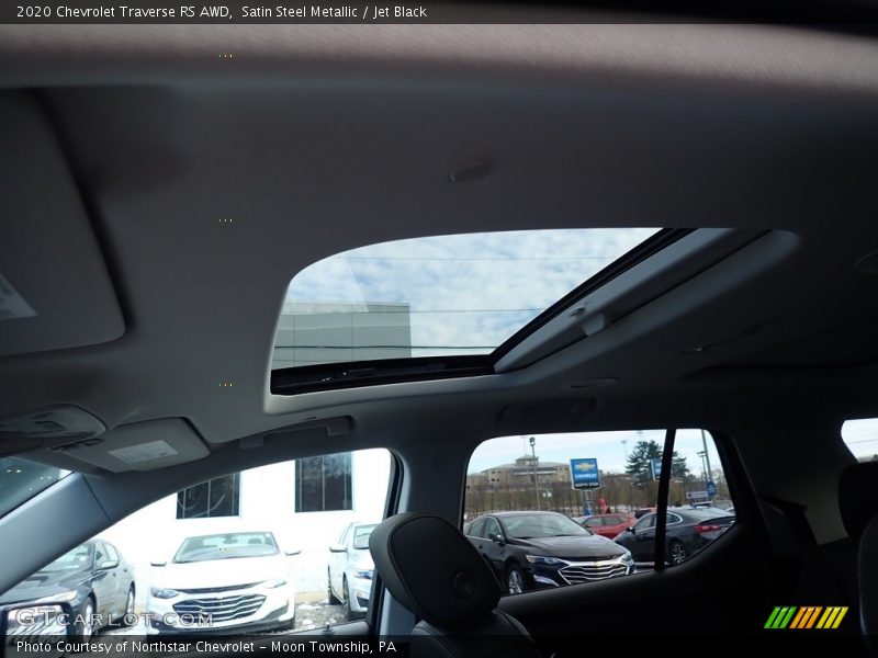 Satin Steel Metallic / Jet Black 2020 Chevrolet Traverse RS AWD