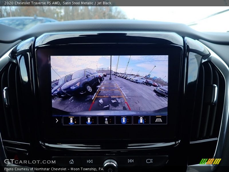 Satin Steel Metallic / Jet Black 2020 Chevrolet Traverse RS AWD