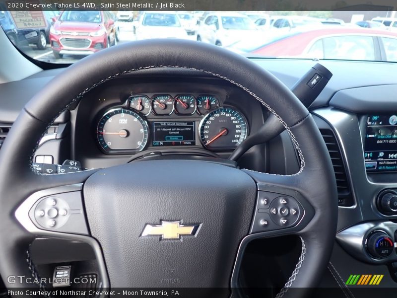 Satin Steel Metallic / Jet Black 2020 Chevrolet Tahoe LS 4WD
