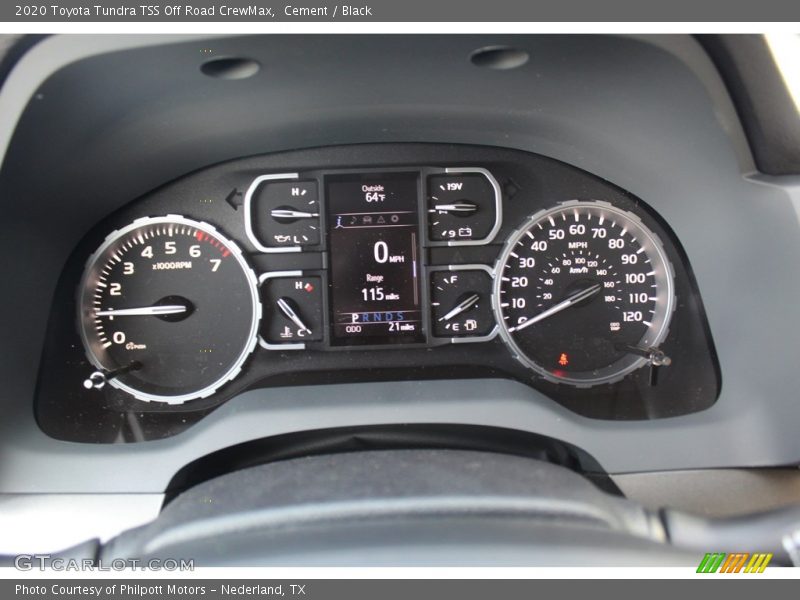 Cement / Black 2020 Toyota Tundra TSS Off Road CrewMax