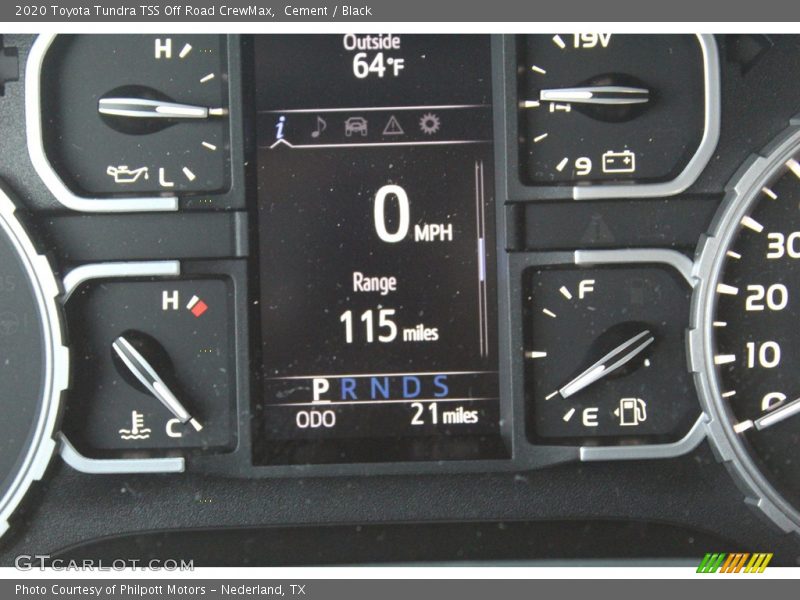 Cement / Black 2020 Toyota Tundra TSS Off Road CrewMax
