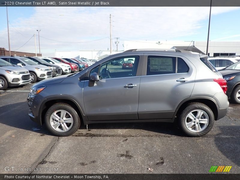 Satin Steel Metallic / Jet Black 2020 Chevrolet Trax LT AWD