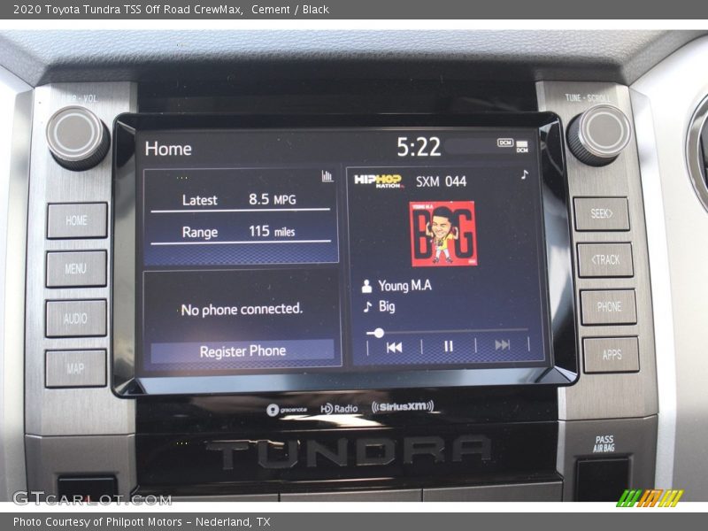 Cement / Black 2020 Toyota Tundra TSS Off Road CrewMax