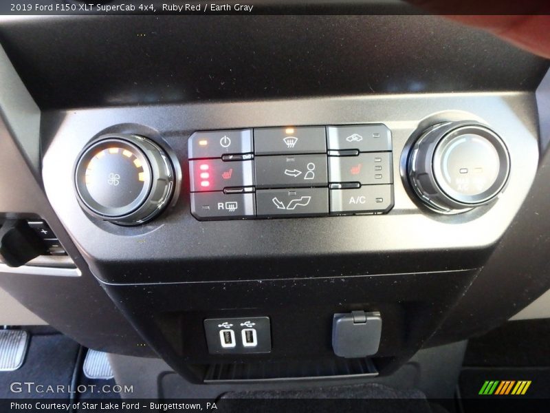 Controls of 2019 F150 XLT SuperCab 4x4