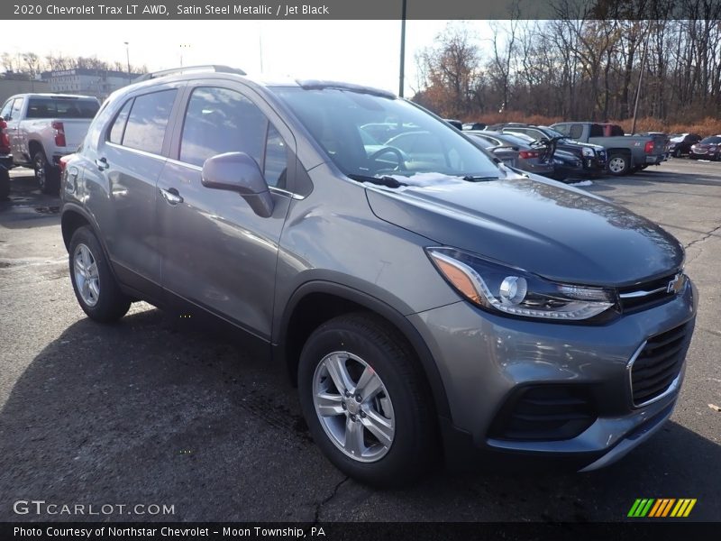 Satin Steel Metallic / Jet Black 2020 Chevrolet Trax LT AWD