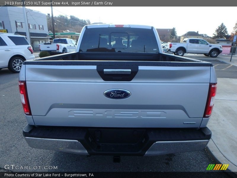 Ingot Silver / Earth Gray 2019 Ford F150 XLT SuperCrew 4x4