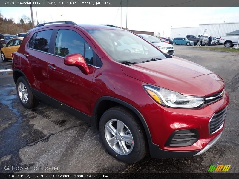 Cajun Red Tintcoat / Jet Black 2020 Chevrolet Trax LT AWD