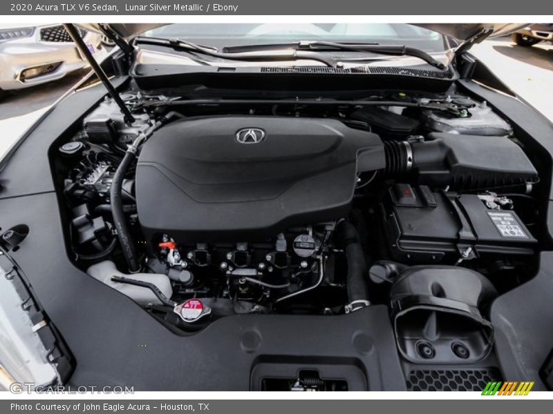 Lunar Silver Metallic / Ebony 2020 Acura TLX V6 Sedan