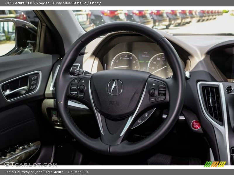 Lunar Silver Metallic / Ebony 2020 Acura TLX V6 Sedan