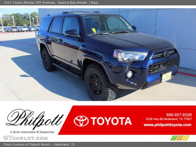 Nautical Blue Metallic / Black 2020 Toyota 4Runner SR5 Premium