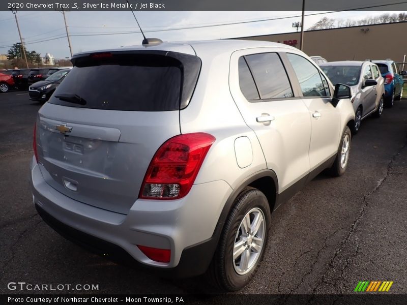 Silver Ice Metallic / Jet Black 2020 Chevrolet Trax LS