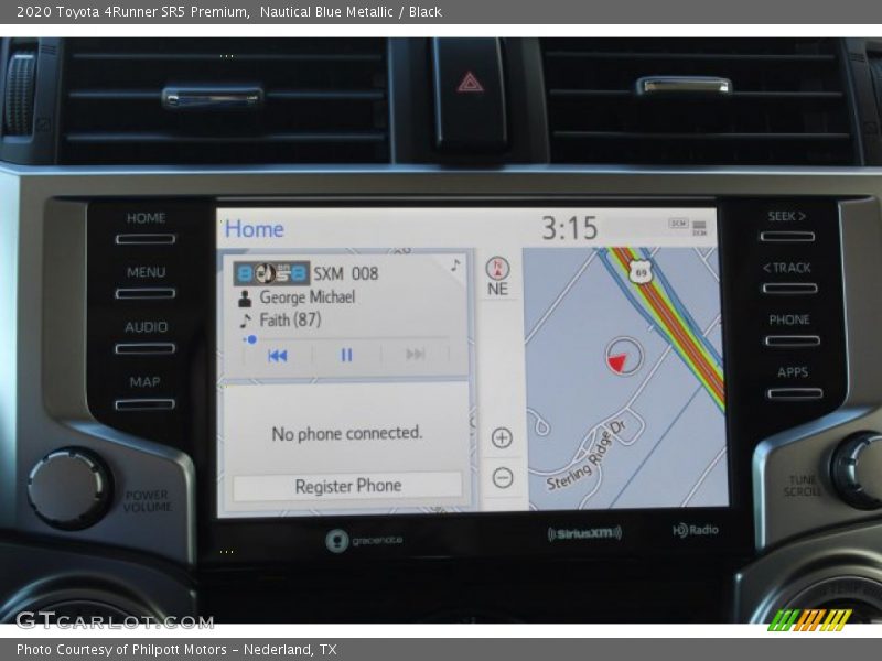 Nautical Blue Metallic / Black 2020 Toyota 4Runner SR5 Premium