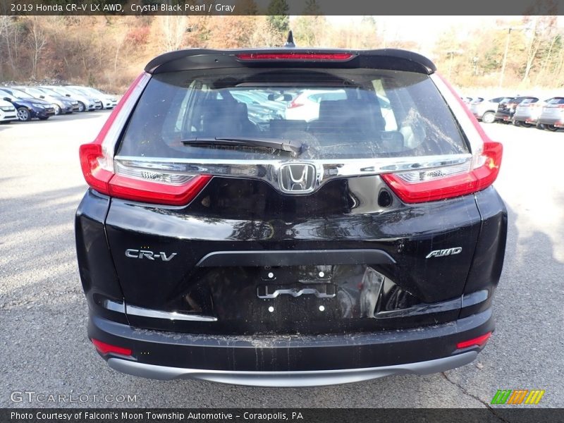 Crystal Black Pearl / Gray 2019 Honda CR-V LX AWD