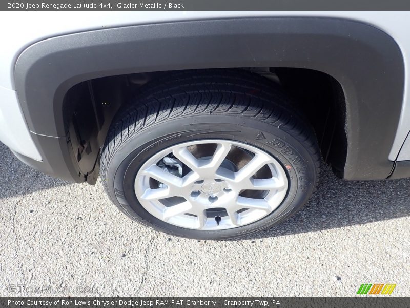 Glacier Metallic / Black 2020 Jeep Renegade Latitude 4x4