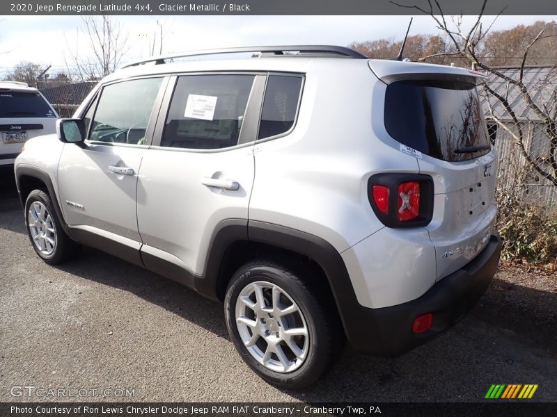Glacier Metallic / Black 2020 Jeep Renegade Latitude 4x4