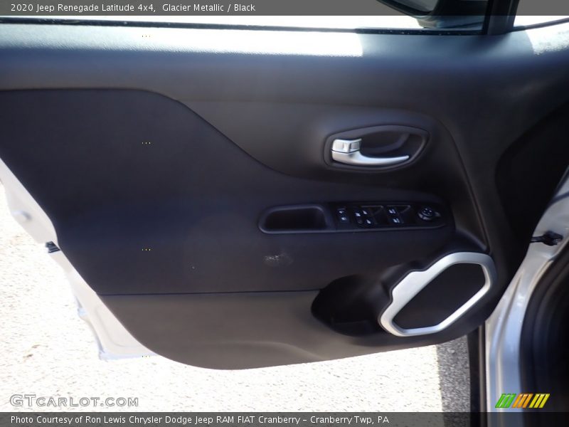 Glacier Metallic / Black 2020 Jeep Renegade Latitude 4x4