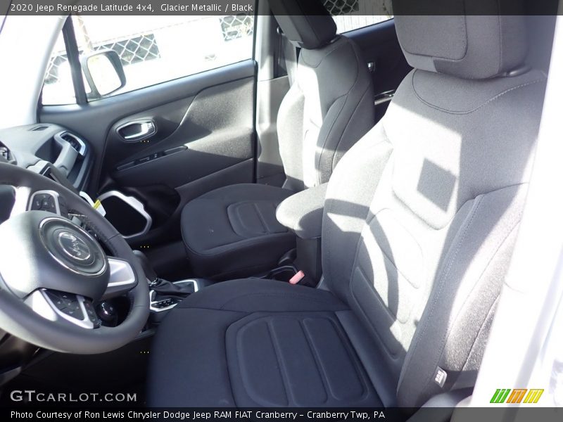 Glacier Metallic / Black 2020 Jeep Renegade Latitude 4x4