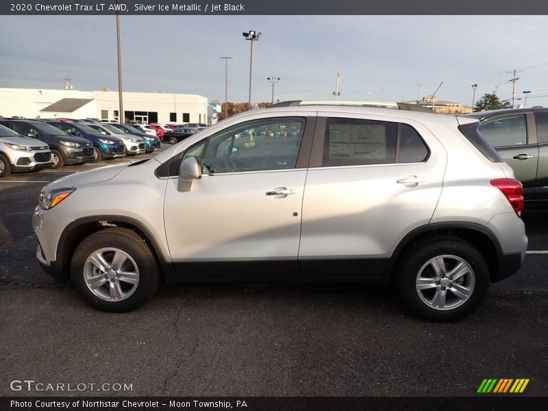 Silver Ice Metallic / Jet Black 2020 Chevrolet Trax LT AWD