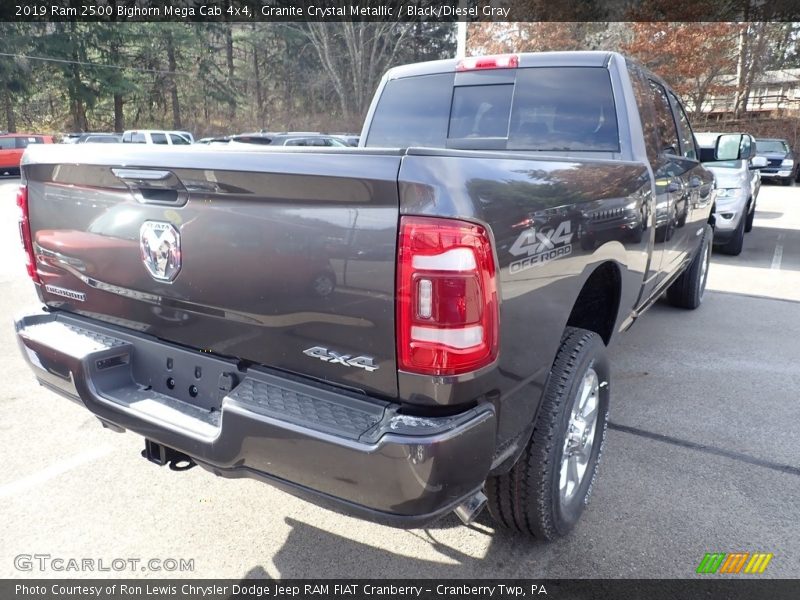 Granite Crystal Metallic / Black/Diesel Gray 2019 Ram 2500 Bighorn Mega Cab 4x4