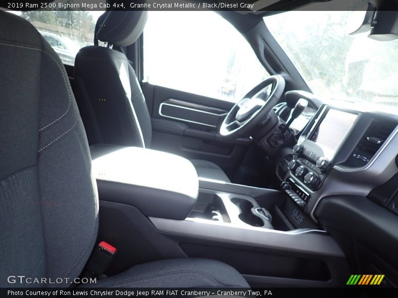 Granite Crystal Metallic / Black/Diesel Gray 2019 Ram 2500 Bighorn Mega Cab 4x4