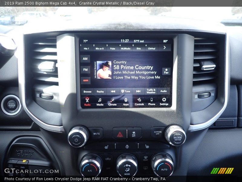Granite Crystal Metallic / Black/Diesel Gray 2019 Ram 2500 Bighorn Mega Cab 4x4