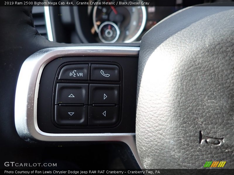 Granite Crystal Metallic / Black/Diesel Gray 2019 Ram 2500 Bighorn Mega Cab 4x4