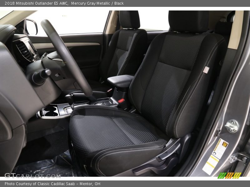 Mercury Gray Metallic / Black 2018 Mitsubishi Outlander ES AWC