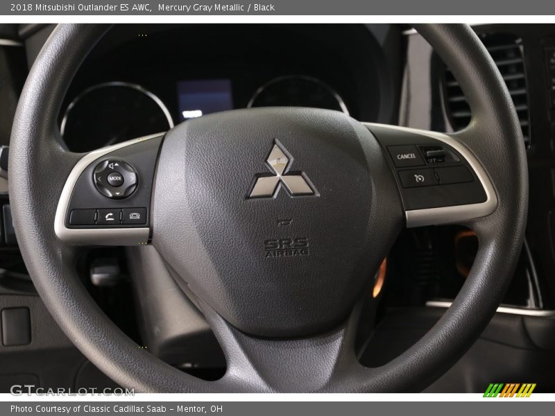 Mercury Gray Metallic / Black 2018 Mitsubishi Outlander ES AWC