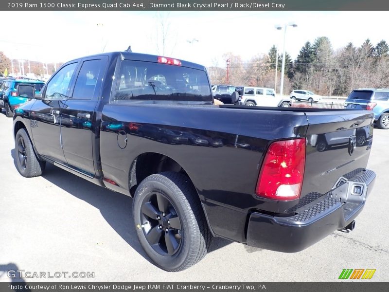 Diamond Black Crystal Pearl / Black/Diesel Gray 2019 Ram 1500 Classic Express Quad Cab 4x4