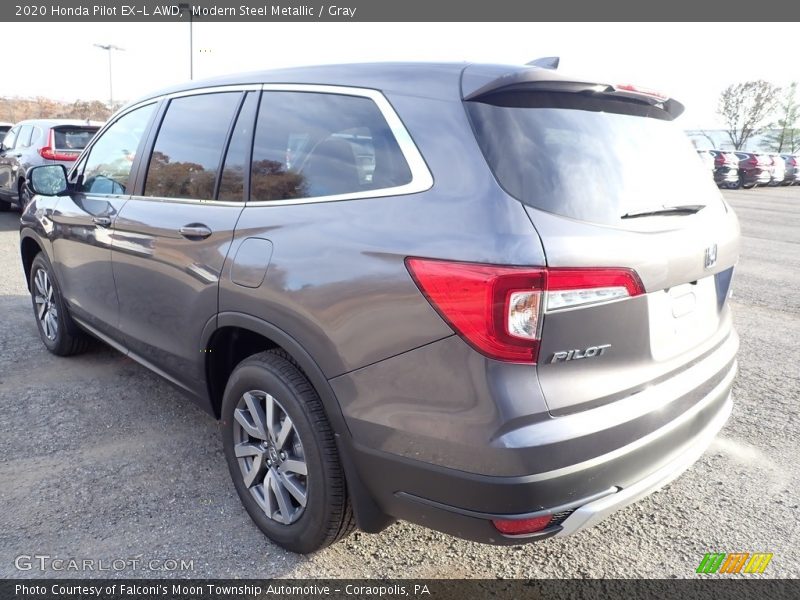 Modern Steel Metallic / Gray 2020 Honda Pilot EX-L AWD