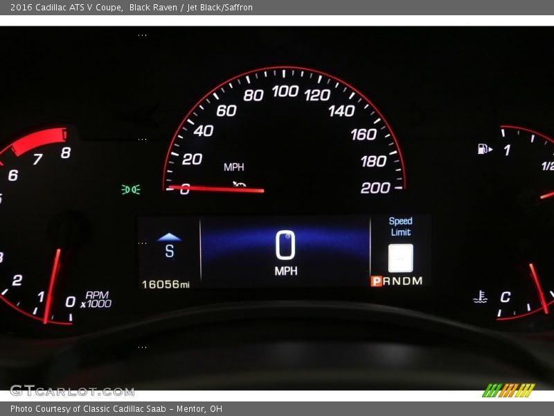 2016 ATS V Coupe V Coupe Gauges