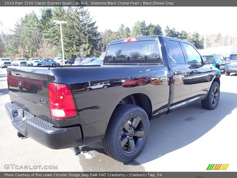 Diamond Black Crystal Pearl / Black/Diesel Gray 2019 Ram 1500 Classic Express Quad Cab 4x4