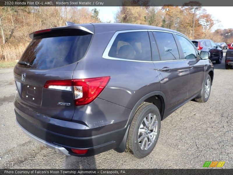 Modern Steel Metallic / Gray 2020 Honda Pilot EX-L AWD