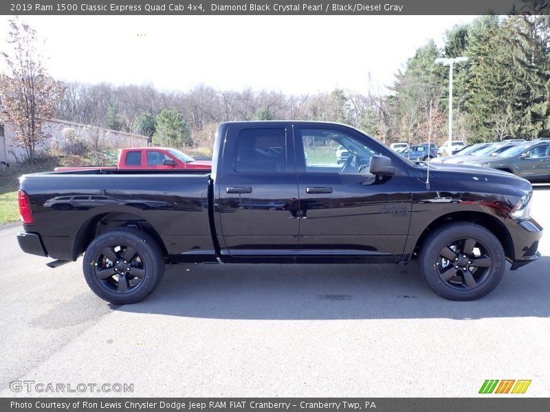 Diamond Black Crystal Pearl / Black/Diesel Gray 2019 Ram 1500 Classic Express Quad Cab 4x4