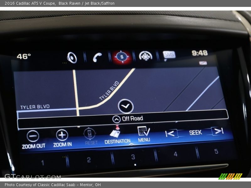 Navigation of 2016 ATS V Coupe