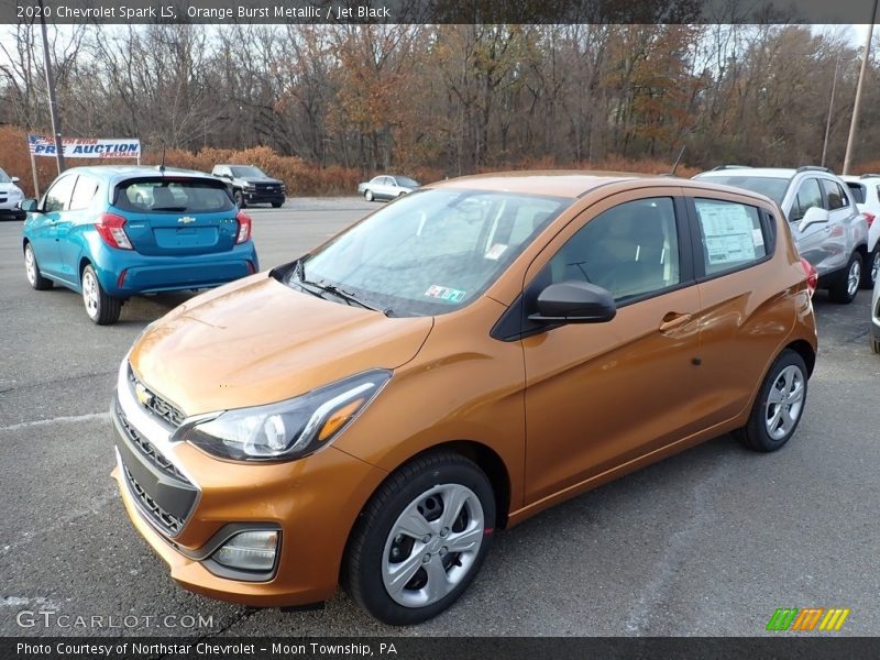 Orange Burst Metallic / Jet Black 2020 Chevrolet Spark LS