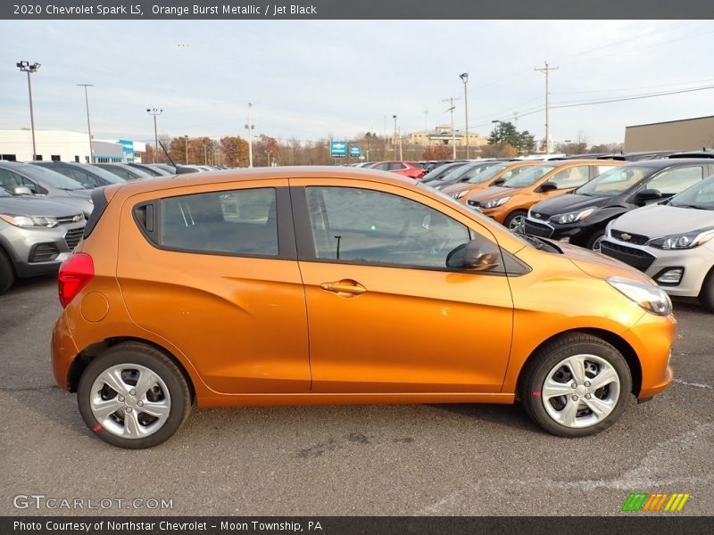 Orange Burst Metallic / Jet Black 2020 Chevrolet Spark LS