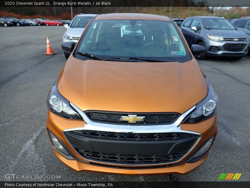 Orange Burst Metallic / Jet Black 2020 Chevrolet Spark LS